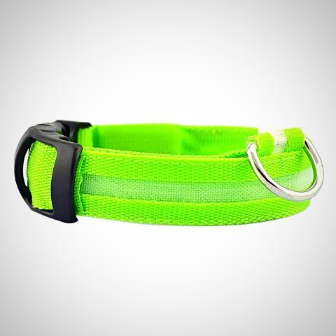 ﻿Dog Collars - Green - L - Happee Shoppee