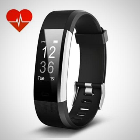 ﻿ID115HR Plus Fitness Tracker - Black - - Happee Shoppee