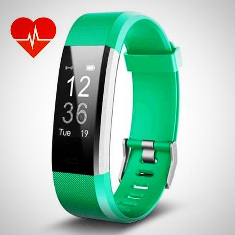 ﻿ID115HR Plus Fitness Tracker - Green - - Happee Shoppee