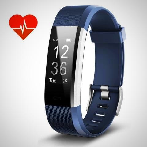 ﻿ID115HR Plus Fitness Tracker - Blue - - Happee Shoppee