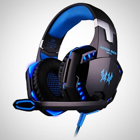 ﻿Gaming Headset - Blue - - Happee Shoppee