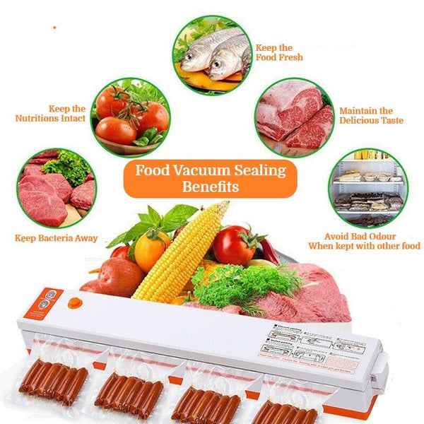 ﻿LiTE Food Vacuum Sealer - Orange - - Happee Shoppee