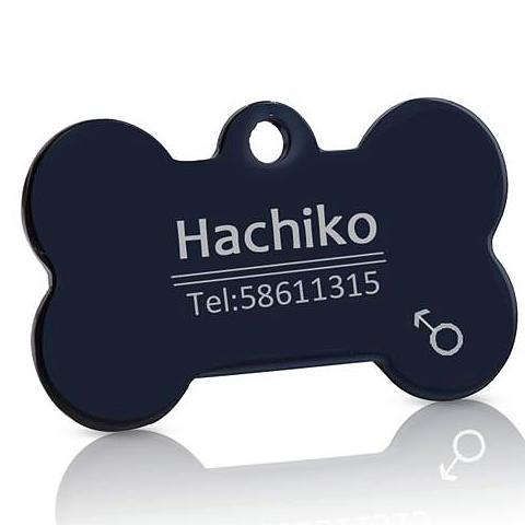 ﻿Dog Tags - Black BS - S - Happee Shoppee