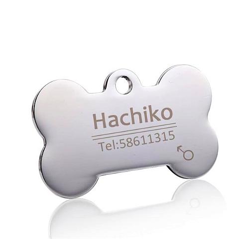 ﻿Dog Tags - Silvery BS - S - Happee Shoppee